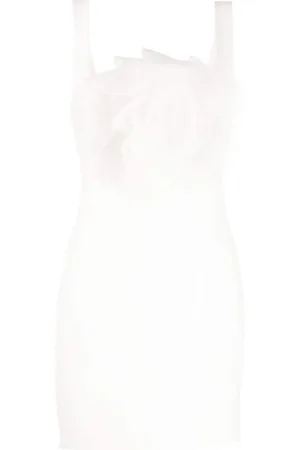 Cynthia Rowley Minikleid mit Blumenapplikation