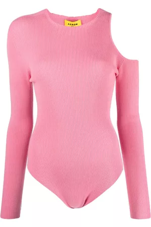 AERON Damen Bodys - Zero cut-out knitted bodysuit