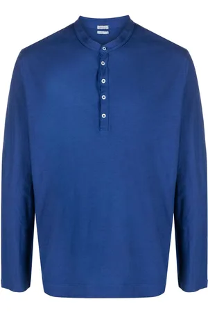 MASSIMO ALBA Klassisches Henley-Hemd