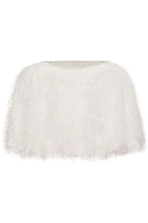 Unreal Fur Pluma Cropped-Cape