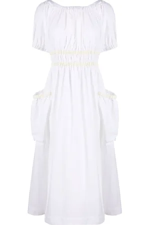 Molly Goddard Midikleid mit Raffungen