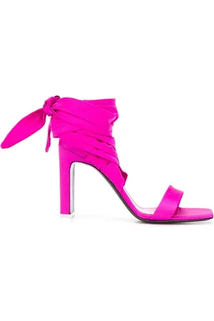 The Attico Wraparound ankle tie sandals