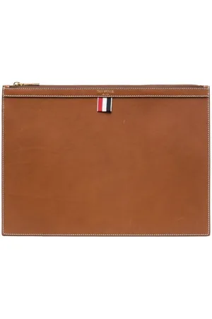 Thom Browne Dokumentenmappe mit gestreifter Lasche