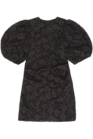 Ganni Minikleid mit Jacquardmuster