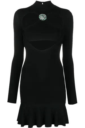 Roberto Cavalli Minikleid mit Cut-Outs