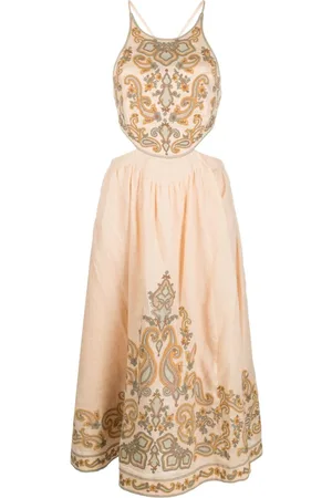 ZIMMERMANN Devi Neckholder-Midikleid