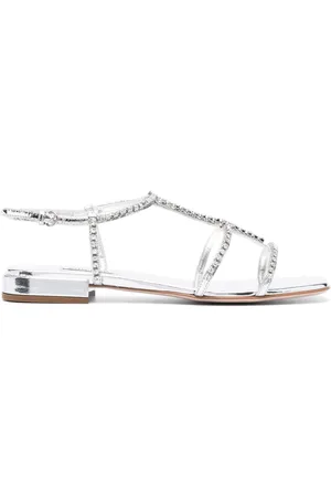 Miu Miu Sandalen mit Kristallen