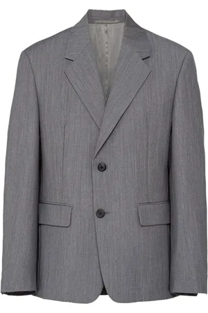 Prada Einreihiger Blazer aus Mohairwolle