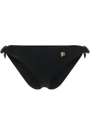 Dolce & Gabbana Bikinihöschen mit Logo-Schild