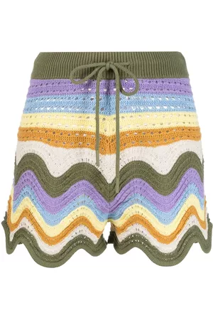 ZIMMERMANN Damen Strandmode - Striped crochet shorts