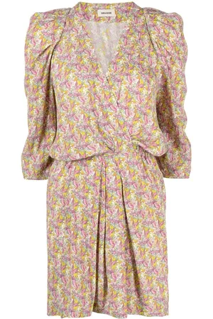 Zadig & Voltaire Damen Freizeitkleider - Floral wings-print mini dress