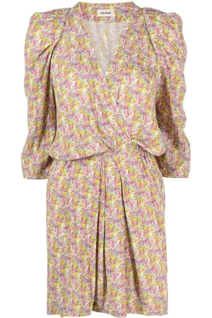 Zadig & Voltaire Minikleid mit Blumen-Print