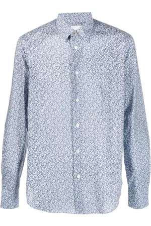 Paul Smith Herren Shirts - Graphic-print long-sleeved shirt
