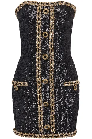 Balmain Minikleid mit Pailletten