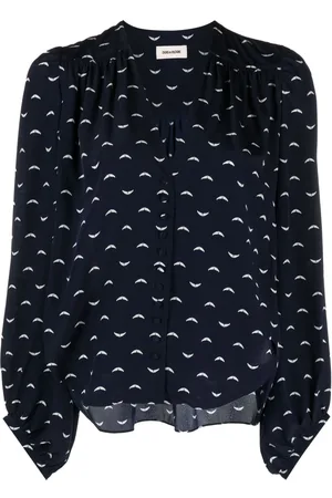 Zadig & Voltaire Bluse mit grafischem Print