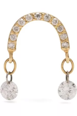 The Alkemistry Damen Tops & Shirts - 18kt yellow gold Curve Top diamond earring