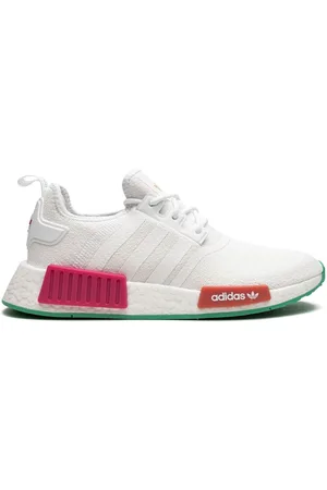 adidas NMD_R1 White/Magenta/Green Sneakers