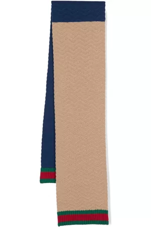 Gucci Jungen Schals - Wool web-stripe knit scarf