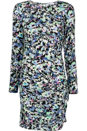 Patrizia Pepe Gerafftes Kleid mit Blumen-Print