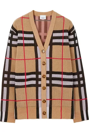 Burberry Cardigan mit Check