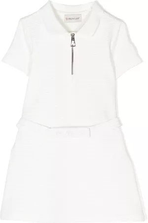 Moncler Mädchen Kurze Hosen - Belted short-sleeved dress