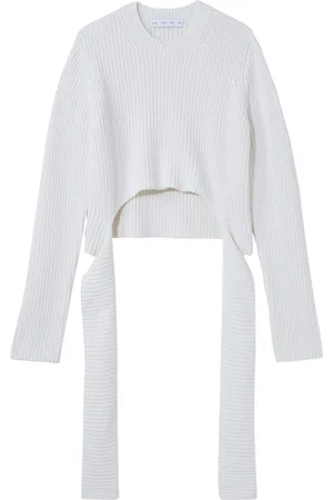 Proenza Schouler Gerippter Wickelpullover