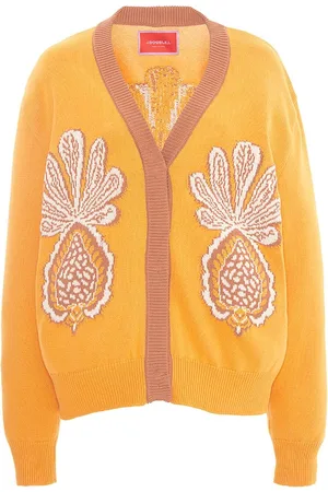 La DoubleJ Cardigan mit Ananas-Print