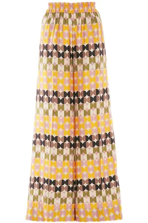 La DoubleJ Palazzohose mit geometrischem Print