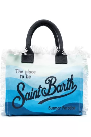 MC2 SAINT BARTH Damen Strandtaschen - Vanity logo-print beach bag