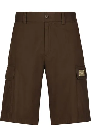 Dolce & Gabbana Cargo-Shorts mit Logo-Schild