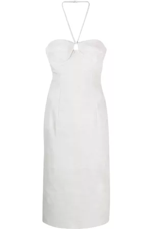 ERMANNO SCERVINO Damen Freizeitkleider - Halterneck suede midi dress