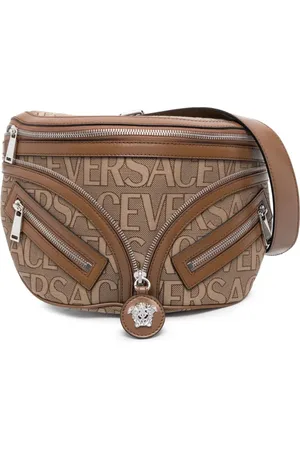 VERSACE Allover Repeat belt bag
