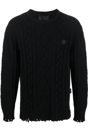 Philipp Plein Pullover im Distressed-Look