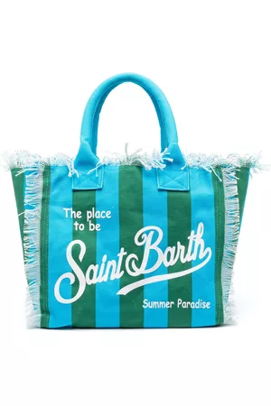 MC2 SAINT BARTH Damen Strandtaschen - Striped Vanity beach bag