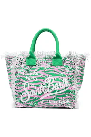 MC2 SAINT BARTH Damen Strandtaschen - Mix-print Vanity beach bag