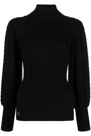 Philipp Plein Pullover mit Zopfmuster