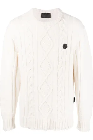 Philipp Plein Pullover im Distressed-Look