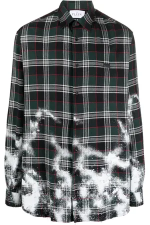 Philipp Plein Dandy Hemd mit Schottenkaro
