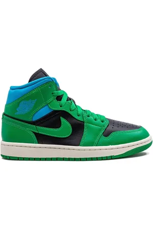 Jordan Air 1 Mid Lucky Green/Aquatone Sneakers