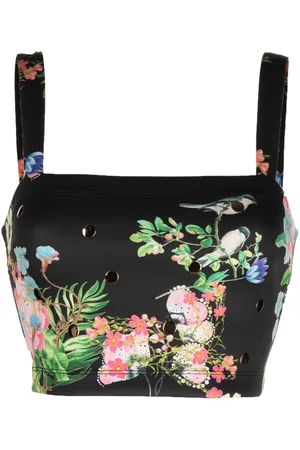 Cynthia Rowley Cropped-Top mit Print
