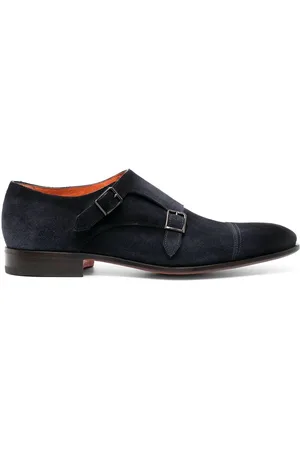 santoni Monk-Schuhe aus Wildleder