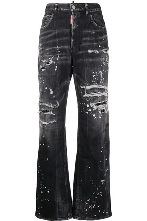 Dsquared2 Bootcut-Jeans im Distressed-Look
