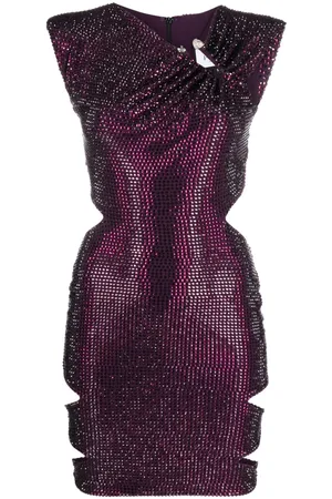 Philipp Plein Minikleid mit Kristallen