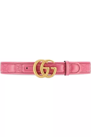 Gucci Damen Gürtel - GG Marmont matelassé leather belt