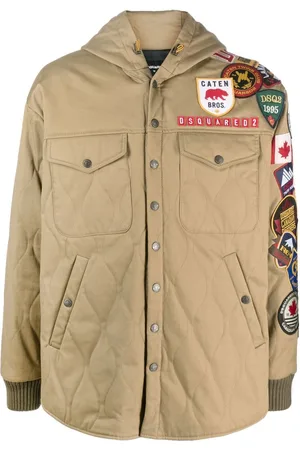 Dsquared2 Kapuzenjacke mit Patch-Detail