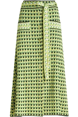 Etro Damen Bedruckte Röcke - Geometric-print A-line skirt