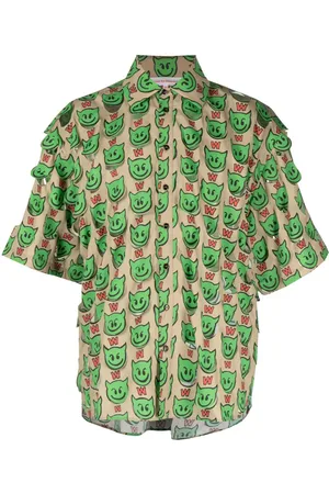 WALTER VAN BEIRENDONCK Star Hemd mit Print
