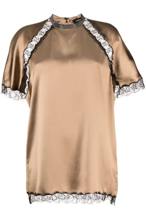 Fabiana Filippi Bluse mit Spitze