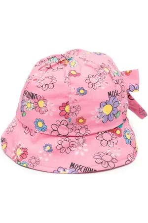 Moschino Hüte - Floral-print bucket hat