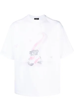 We11 Done T-Shirt mit Teddy-Print